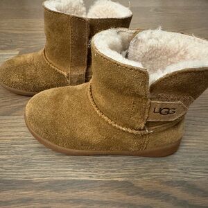 UGG Tan Suede Boots for toddler